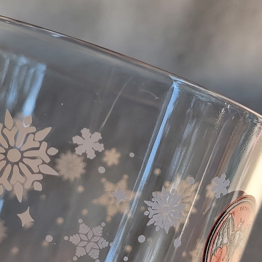 BACARDI Holiday Low Ball Glass